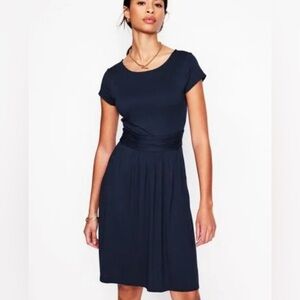 Boden Amelie Jersey Dress - navy